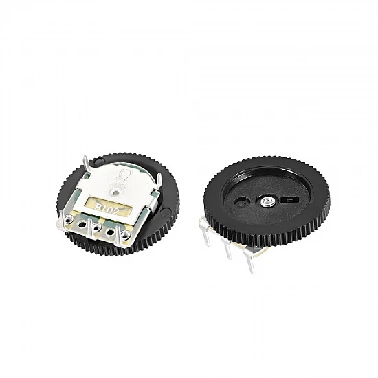 B503 50K Dial Gear Potentiometer 16x2mm 3-Pin Volume Control