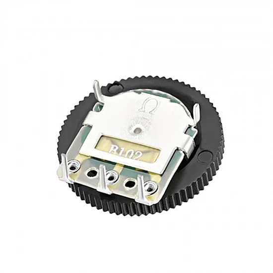 B503 50K Dial Gear Potentiometer 16x2mm 3-Pin Volume Control