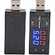 Black USB Intelligent Digital Display Current & Voltage Tester