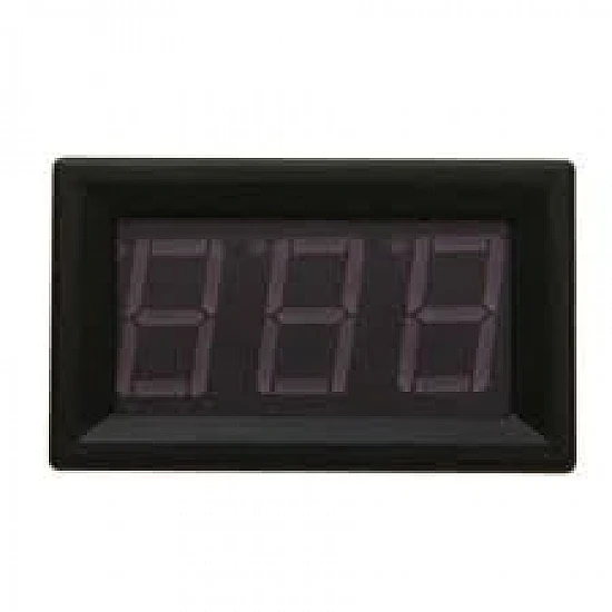 Blue 0.36 inch Digital Three-Wire DC Voltmeter With Case
