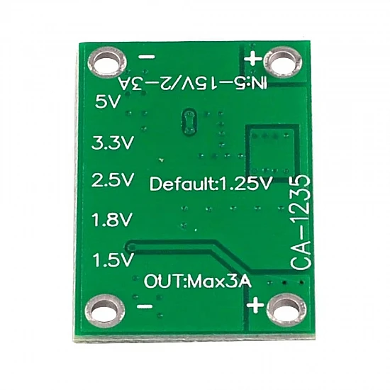 CA-1235 Adjustable Stepdown Power Module 15V/2-3A To 1.5V,1.8V,2.5V,3.3V, 5V Output