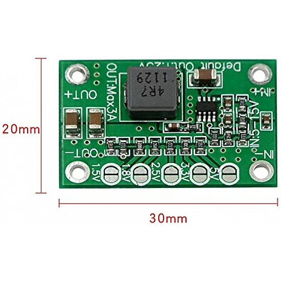 CA-1235 Adjustable Stepdown Power Module 15V/2-3A To 1.5V,1.8V,2.5V,3.3V, 5V Output