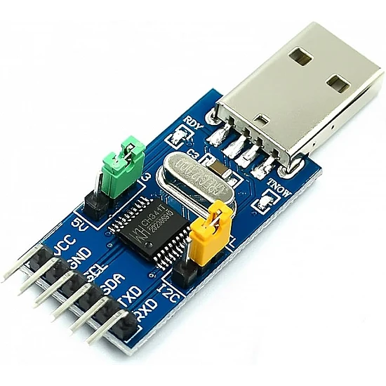 CH341T 2 in 1 module USB to I2C IIC UART USB to TTL MCU