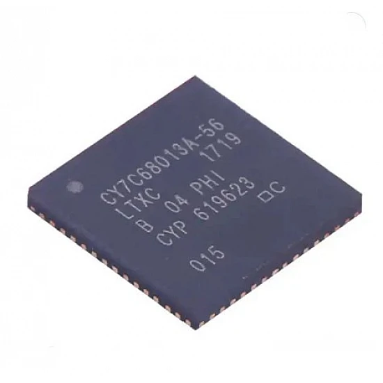 CY7C68013A-56LTXC EZ-USB FX2LP High-Speed USB Controller QFN-56