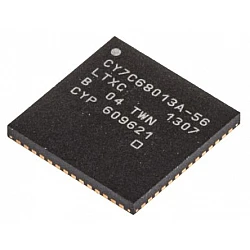 CY7C68013A-56LTXC EZ-USB FX2LP High-Speed USB Controller QFN-56