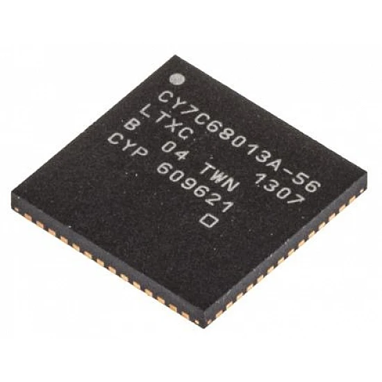 CY7C68013A-56LTXC EZ-USB FX2LP High-Speed USB Controller QFN-56