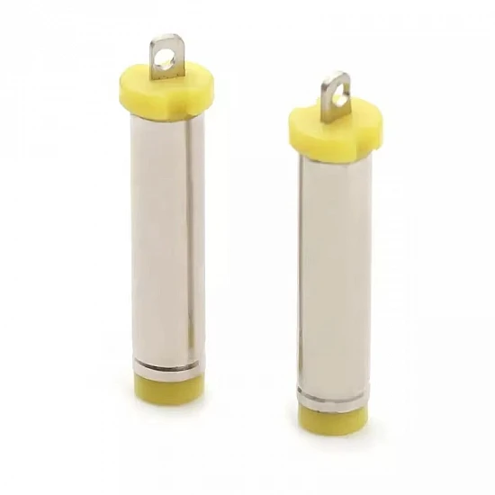 DC4017 4.0x1.7mm Tuning Fork Male DC Power Plug - Yellow Glue