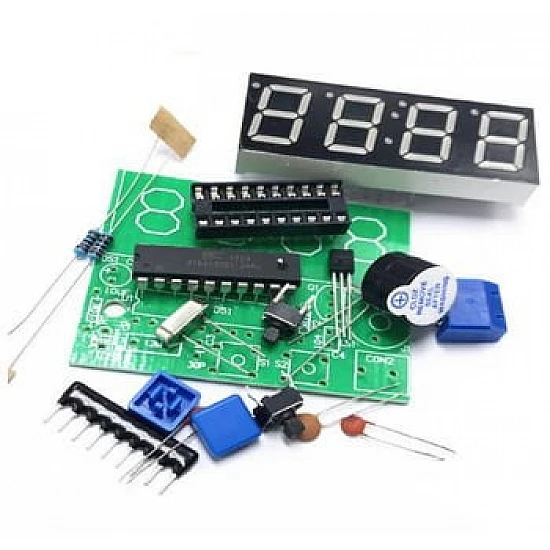Digital 4 Bit AT89C2051 Electronic Clock Kit