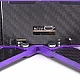 DIY X 220mm X-Type Carbon Fiber Frame with a touch of Purple Side Plate