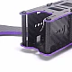 DIY X 220mm X-Type Carbon Fiber Frame with a touch of Purple Side Plate