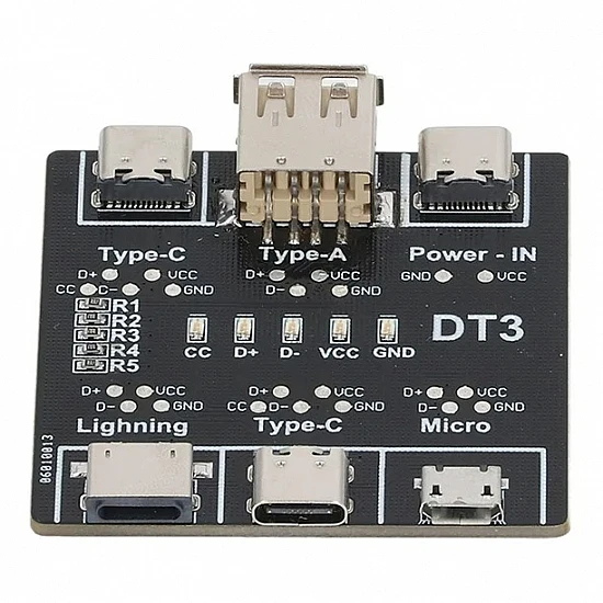 DT3 Data Line Detection Board With Type-c Interface & Fast Charging Line Abnormality Detector