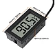 FY-10 Digital Thermometer with 1M Waterproof Probe - Black