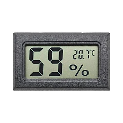 FY-11 Mini Digital Thermometer with Inbuilt Sensor - Black