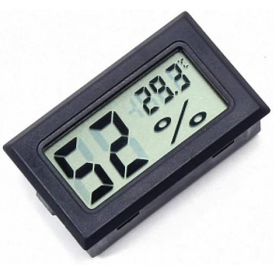 FY-11 Mini Digital Thermometer with Inbuilt Sensor - Black