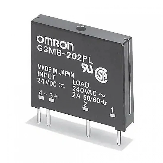 G3MB-202P-24VDC Solid State Relay - 2A 240VAC Zero-Cross PCB Mount