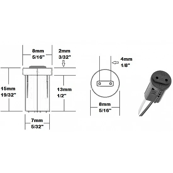 G4 Plastic Lamp Holder