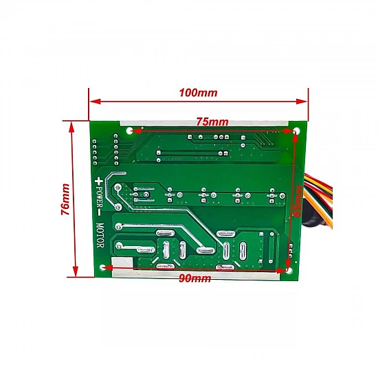 High Power 12V/24V/36V 40A Forward & Reverse PWM Motor Speed Controller Board For Brush Motors