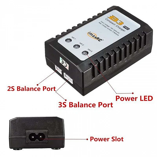iMax B3 Lipo balance Charger for 2-3 cell Lipo Battery - Battery and Charger - Multirotor