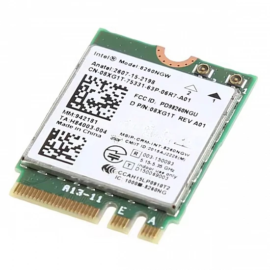 Intel 8260NGW Dual Band Wireless-AC M.2 WiFi Bluetooth 4.2 Card