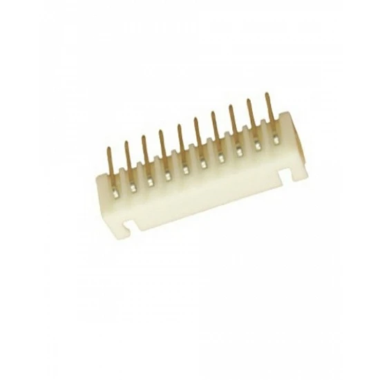 JST-XH 1.25mm 10 Pin Curved Male Connector