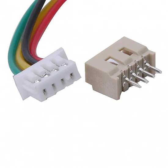 JST-XH 1.25mm 4 Pin Straight Male Connector