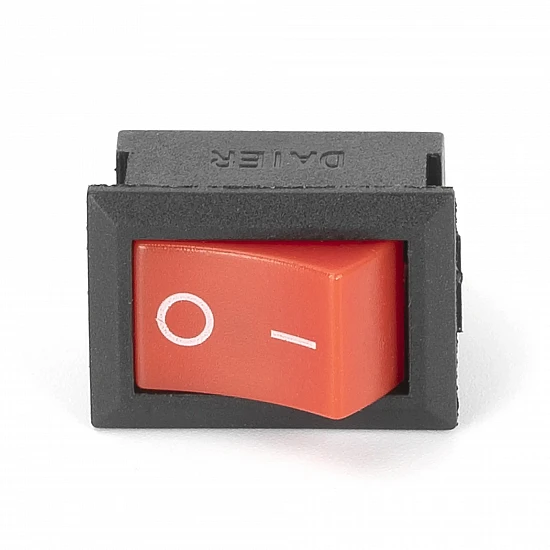 KCD11-102-3P Red 3-Pin SPDT Mini Rocker Switch 10x15mm 3A