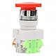 LAY37 01ZS 1 Open & 1 Closed Self-Locking 22mm Mushroom Head Emergency Stop Switch