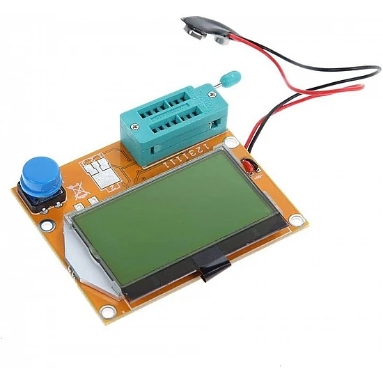 LCR-T4 Graphical Transistor Tester with Resistor, Capacitor, ESR, and SCR LCD Display