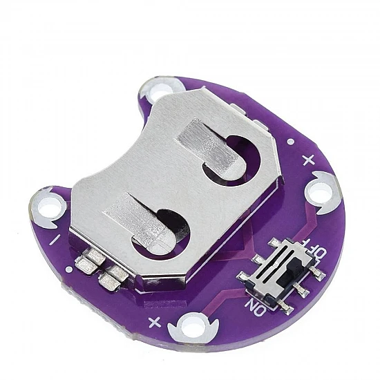 LilyPad CR2032 Coin Cell Battery Holder Module