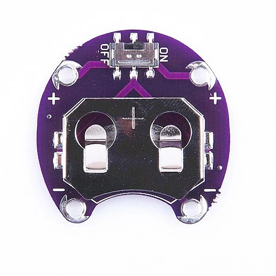 LilyPad CR2032 Coin Cell Battery Holder Module