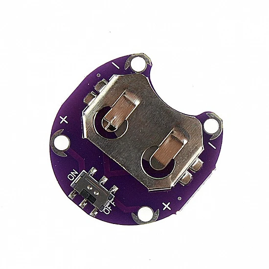 LilyPad CR2032 Coin Cell Battery Holder Module