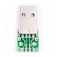 Male USB to Dip Mini 5P Plug Adapter Board