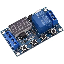 Micro USB 5V-30V Delay Relay Module - Cyclical Timing Controller with Power-Off Delay