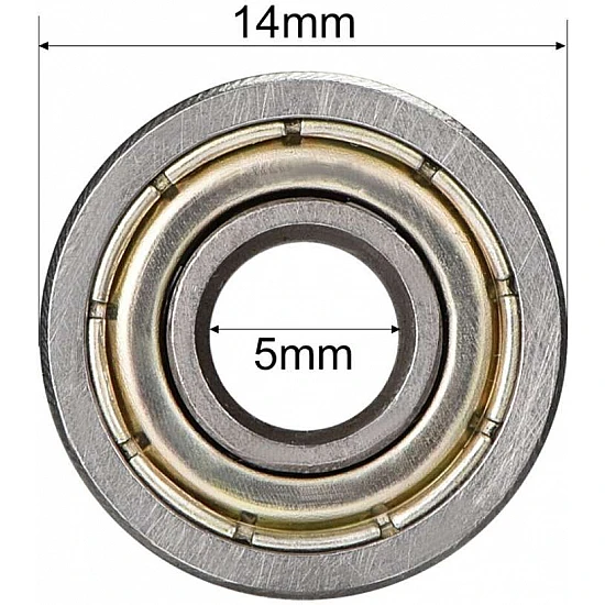 Mini Ball Bearing | 605ZZ(5x14x5)
