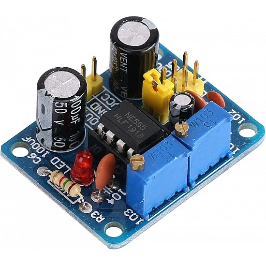 NE555 Pulse Module Frequency Duty Cycle Adjustable Square Wave Rectangular Wave Signal Generator