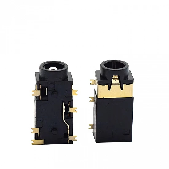 One-Button 3.5 Headphone Jack PJ-342B 6 Pin Audio Socket