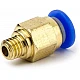 PC4-M6 Pneumatic Quick Connector for 3D Printer Extruder