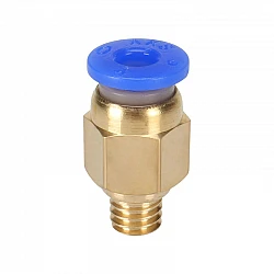 PC4-M6 Pneumatic Quick Connector for 3D Printer Extruder