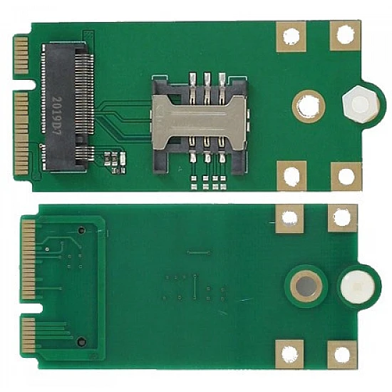 PCIE to 5230 M.2 4G LTE Modem Case With Sim Card Holder