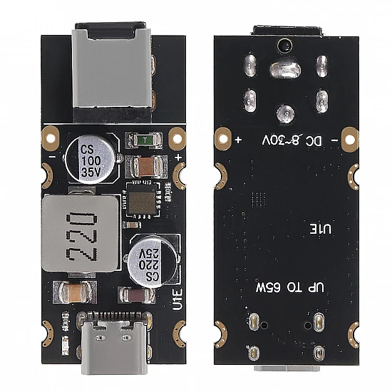 PD65W Fast Charging Module DC5521 Input Type-C PD3.1 PPS QC3.0 Huawei SCP