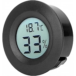 Round Electronic Thermometer & Hygrometer