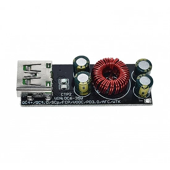 Single-Channel SW3518 Fast Charging Module - 100W Full Protocol DC-DC Buck