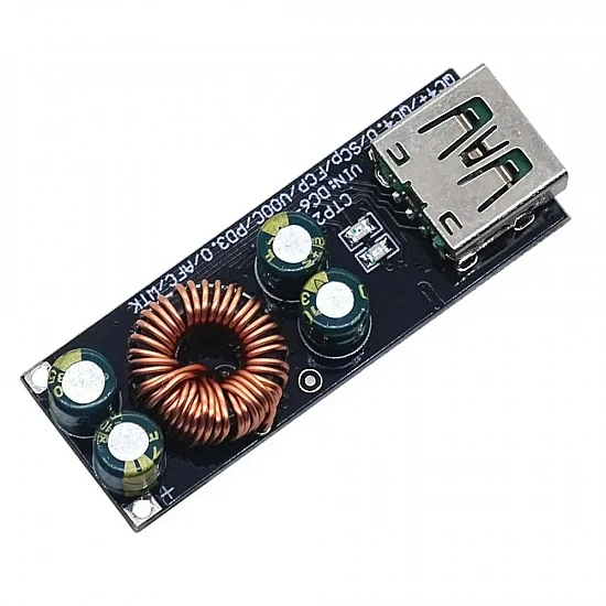 Single-Channel SW3518 Fast Charging Module - 100W Full Protocol DC-DC Buck