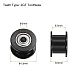 Teethless 3mm Inner Hole 16-Teeth 2GT Synchronous Pulley for 6mm Belt