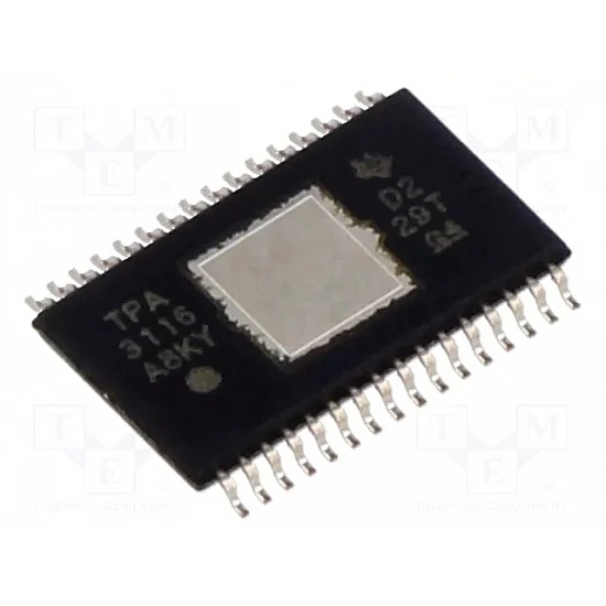 TPA3116D2DADR 50W Stereo Class D Audio Amplifier HTSSOP-32