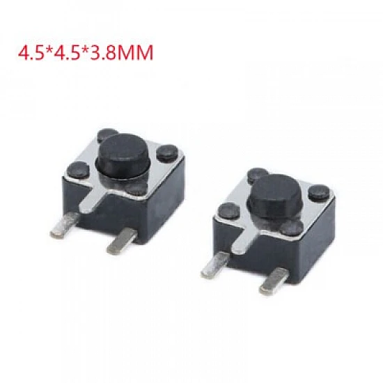 TS-C017 4.5x4.5x3.8 Side Three-Pin Switch Micro Side Plug Button