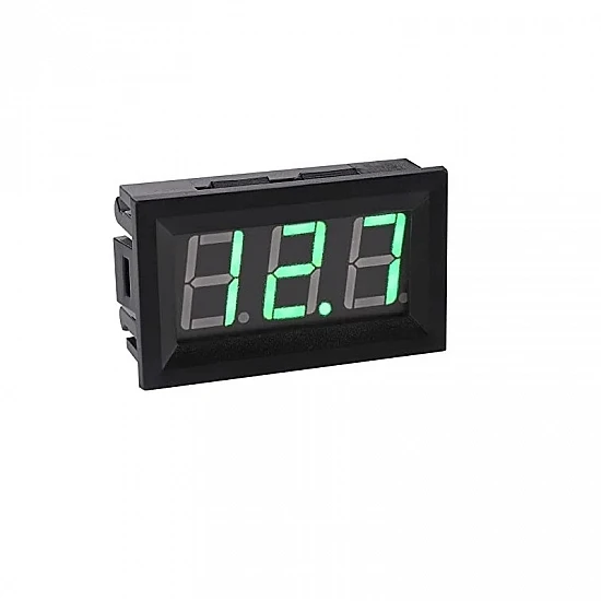 Two-wire DC 5V-120V digital 0.56" Green display voltmeter