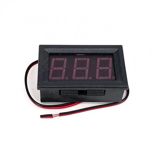 Two-wire DC 5V-120V digital 0.56" Red display voltmeter