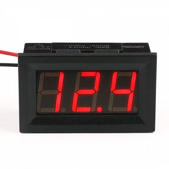 Two-wire DC 5V-120V digital 0.56" Red display voltmeter