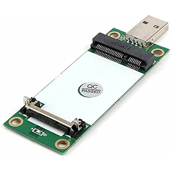 USB to MINIPCIE 4G module adapter board with SIM/UIM card holder